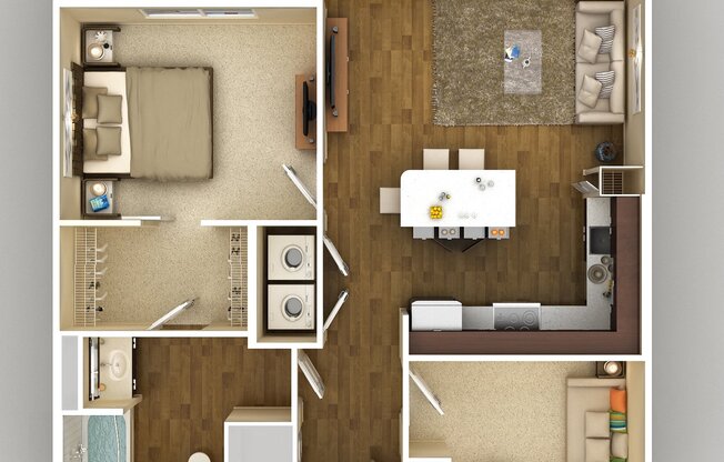 1 bed, 1 bath, $2,704