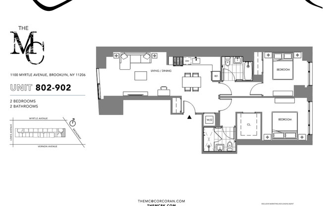 2 beds, 2 baths, $4,924, Unit 902