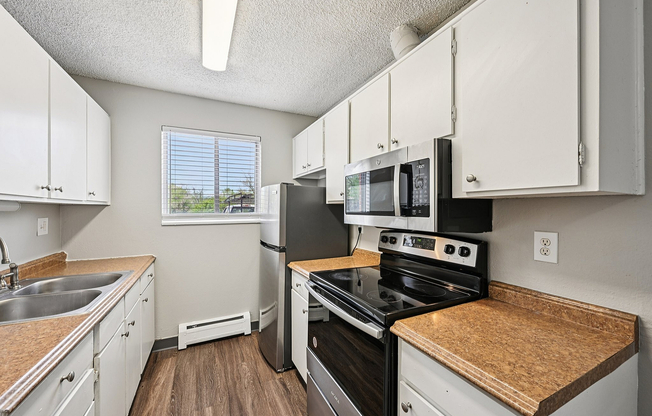 Modern galley kitchen