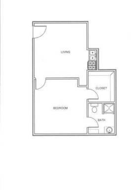 1 bed, 1 bath, 410 sqft, $1,795, Unit 009#B11