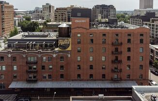 Historic Chown Pella Lofts - east facing studio w/parking/most utilities/rooftop deck