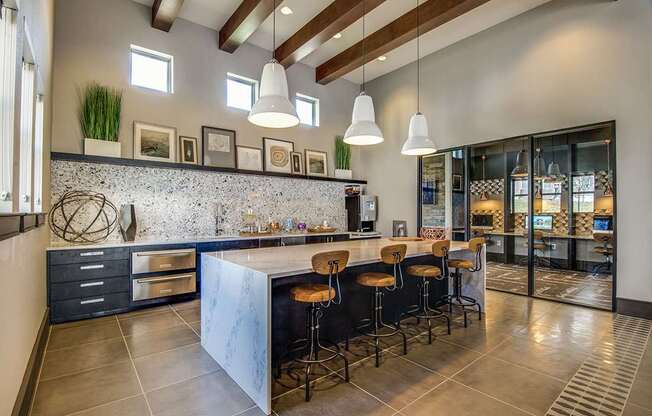 Clubhouse With Catering Kitchen at Fifty02 Westover Hills, Texas