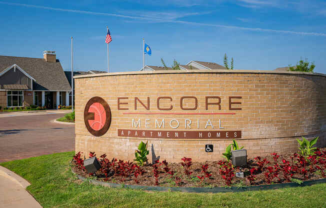 Encore Memorial Monument Sign
