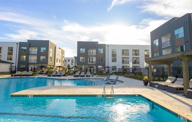 Elwood Indian Trail Apartments pool at Elwood Apartments, North Carolina