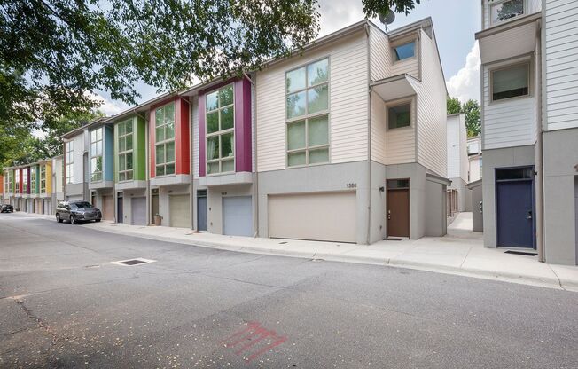 Spacious 3-Story 3/3.5 w/ 2 Car Garage in Heart of West Midtown!