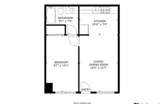 1 bed, 1 bath, $1,395, Unit #2