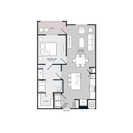 1 bed, 1 bath, 807 sqft, $1,837