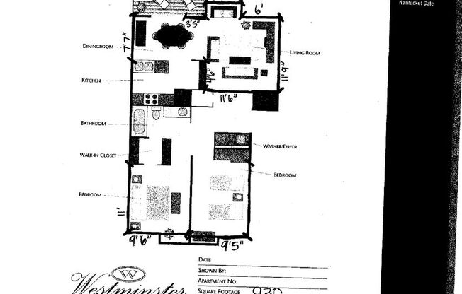 2 beds, 1 bath, 878 sqft, $1,695, Unit E201