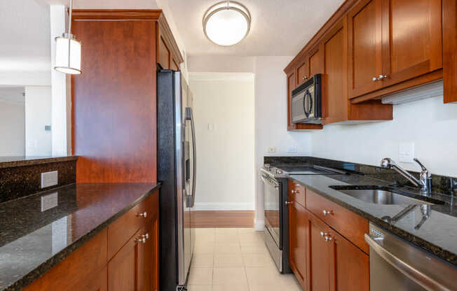 Kitchen with Stainless Steel Appliances