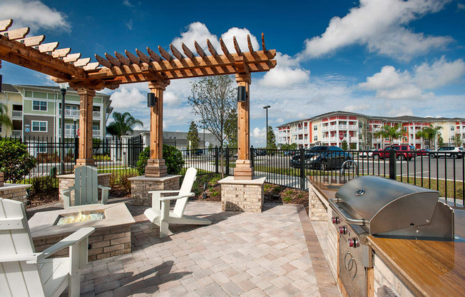 gas Grill Area firepit