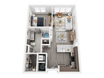 1 bed, 1 bath, 714 sqft, $2,903