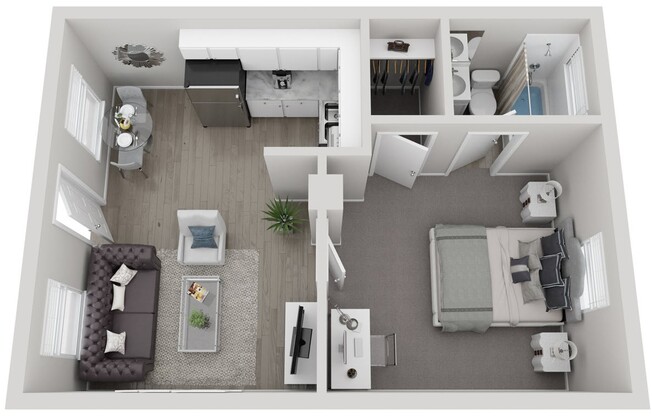 1 bed, 1 bath, 415 sqft, $900