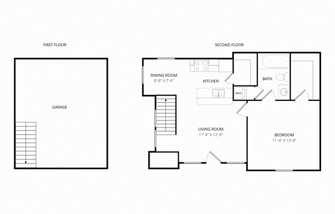 1 bed, 1 bath, 659 sqft, $1,290