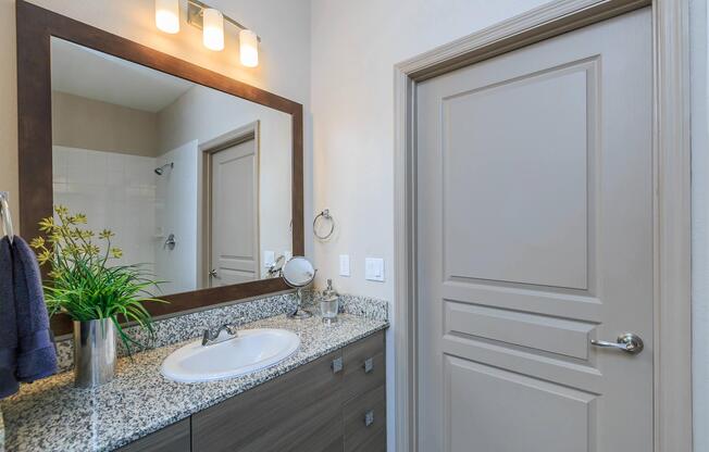 Bathroom at RiZE at Winter Springs Apartments in Winter Springs, FL
