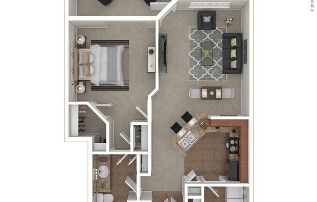 1 bed, 1 bath, 853 sqft, $1,475