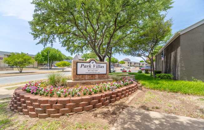 Property Signage at Park Villas, Fort Worth, TX, 76116