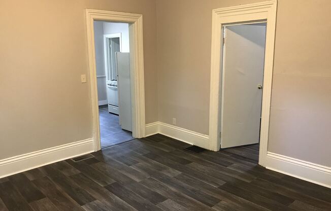Updated, spacious 2 bedroom, 1 bathroom first floor apartment in the transforming Belknap neighborhood