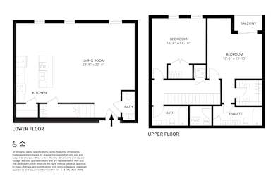 2 beds, 2.5 baths, 1,498 sqft, $3,165