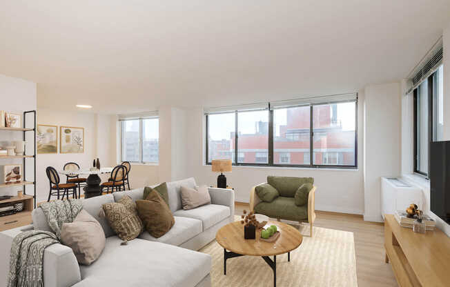 Living Room with Hard Surface Flooring