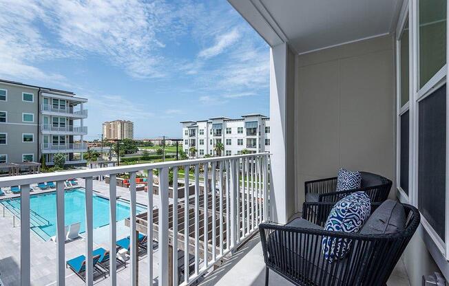 a balcony or terrace at caribe resort 1213b condo