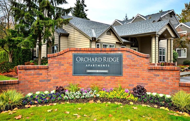 Orchard Ridge Apartments Monument Sign