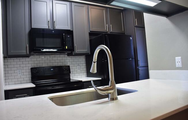 Oakwood Creek Apartments kitchen area