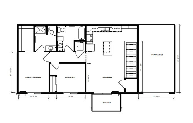 2 beds, 2 baths, 945 sqft, $1,450, Unit WT 404-06