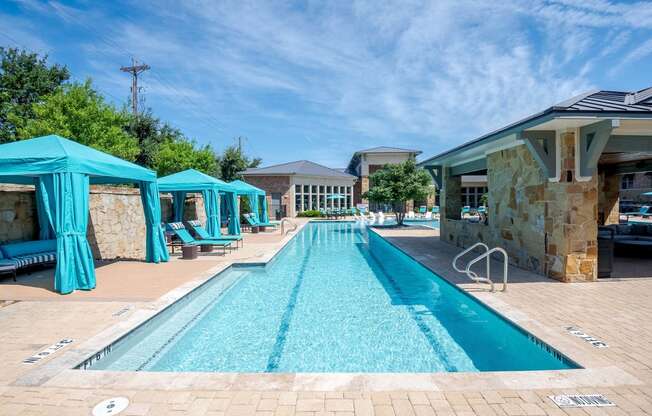 the swimming pool at the resort at governors crossing