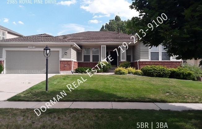 5 beds, 3 baths, 3,050 sqft, $2,695