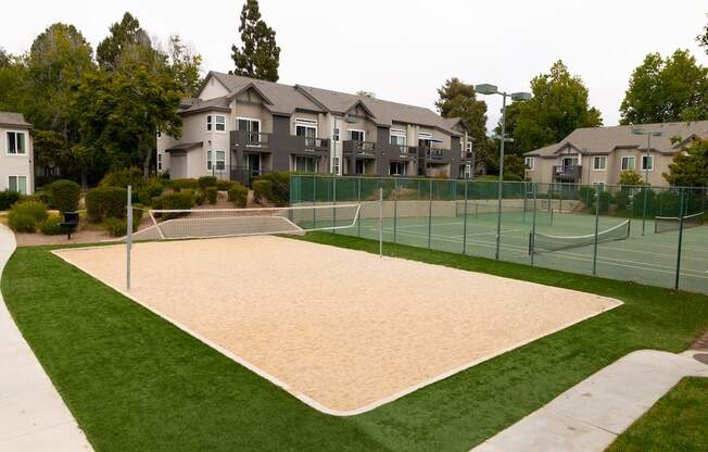 Volleyball Court at Canyon Club Apartments