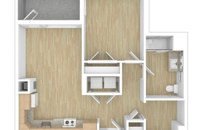 1 bed, 1 bath, 855 sqft, $3,315