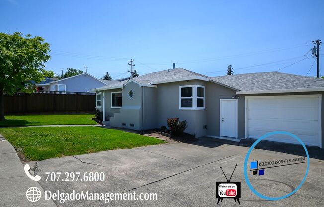 Beautiful three bedroom one bath available now!