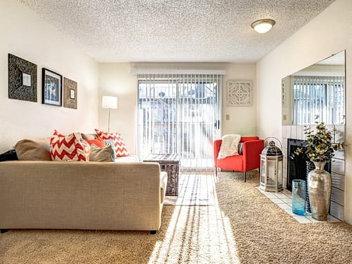 Modern Living Room at Sunset Park Apartments, Seattle