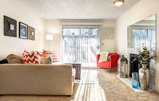 Modern Living Room at Sunset Park Apartments, Seattle