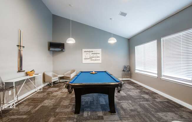 Pool Table at Centennial Crossing Apartments