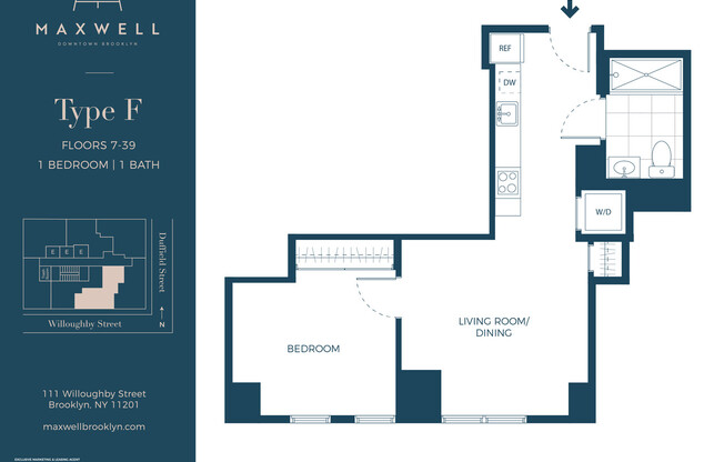 1 bed, 1 bath, $4,034, Unit 39F