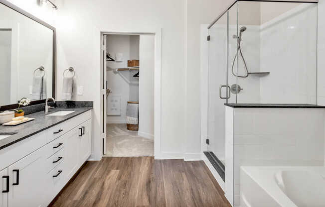 Bathroom with Double Vanity