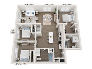 3 beds, 2 baths, 1,354 sqft, $3,566