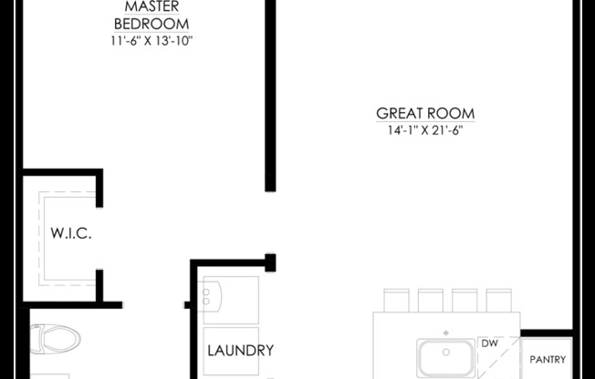 1 bed, 1 bath, 854 sqft, $2,482, Unit 1208