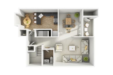 2 beds, 2 baths, 1,513 sqft, $1,585