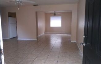 Spacious Three Bedroom Two Bath Home For Rent !