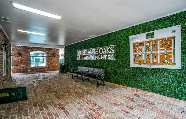 Apartment Entrance Lobby at Bellaire Oaks Apartments, Houston, TX, 77096