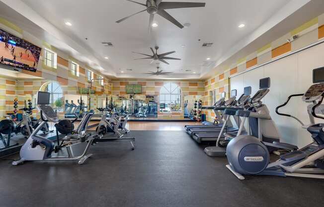 Fitness Center at Bella Victoria Apartments in Mesa Arizona January 2021