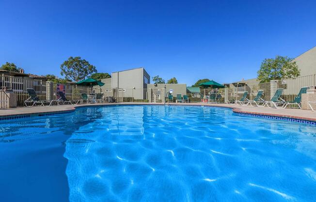 Swimming pool at Meadowridge Apartments