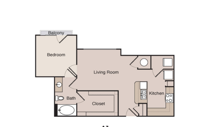 1 bed, 1 bath, 690 sqft, $1,525