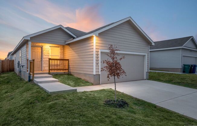 This beautiful single-story home has 4 bedrooms, 2 baths, vinyl flooring throughout, an open floor plan