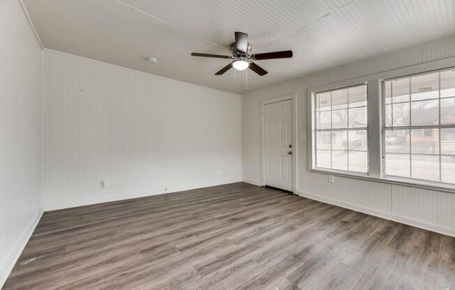 This charming two bedroom one bathroom