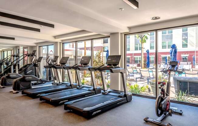 Fitness Center at The Huntington Apartments in Duarte, CA