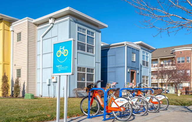bicycle rental station