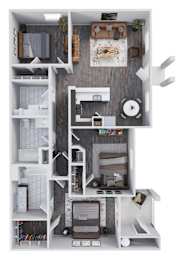 3 beds, 2.5 baths, 1,390 sqft, $2,400